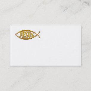 TARJETA DE VISITA JESUS BUSINESS CARTEL CHRISTIAN