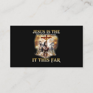Tarjeta De Visita Jesús Es La Única Razón Por La Que Lo Hice Tan Lej
