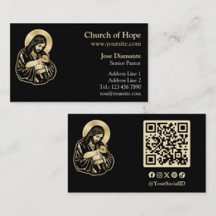 Tarjeta De Visita Jesús Pastor Cuidadoso