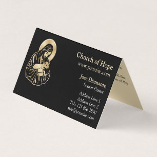 Tarjeta De Visita Jesús Pastor Cuidadoso
