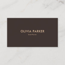 Jet Black Modern Business Card