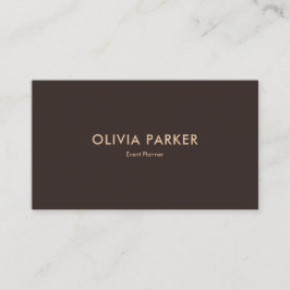 Tarjeta De Visita Jet Black Modern Business Card