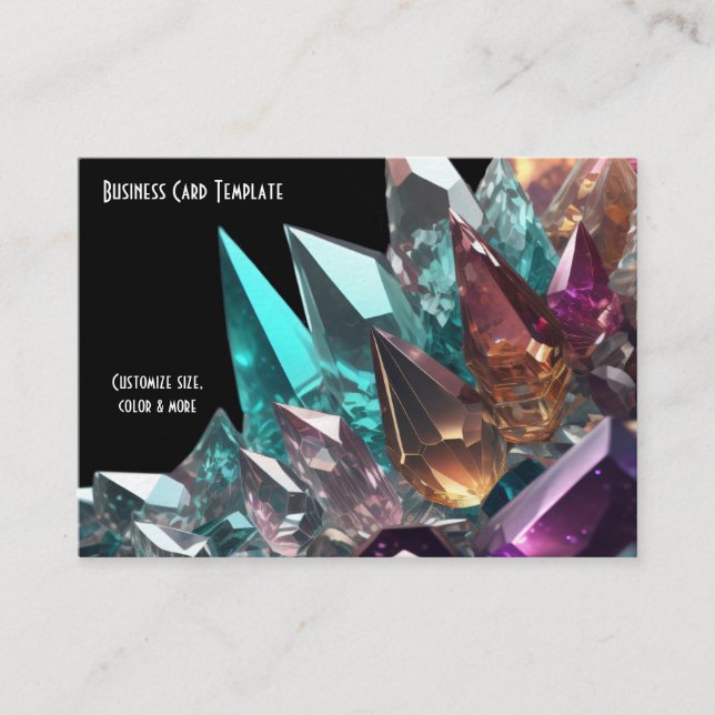 Tarjeta De Visita Jewel Crystals (Anverso)