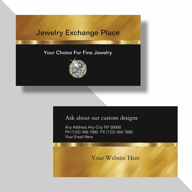 Tarjeta De Visita Jewelery Business Cards (Subido por el creador)