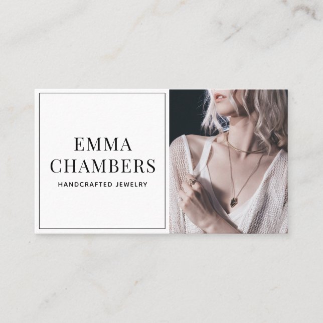 Tarjeta De Visita Jewelry Designer Business Card (Anverso)