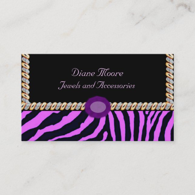 Tarjeta De Visita Jewels Business Card (Anverso)