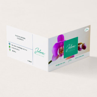 TARJETA DE VISITA JOLOOS FOLDED EMPRESARIAL
