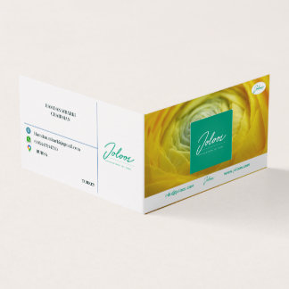 TARJETA DE VISITA JOLOOS FOLDED EMPRESARIAL