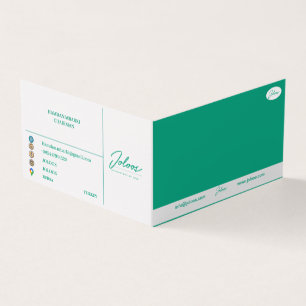 TARJETA DE VISITA JOLOOS FOLDED EMPRESARIAL