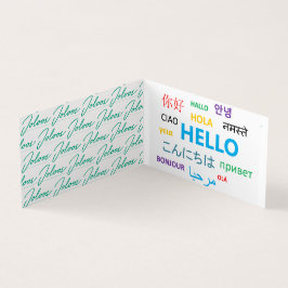 TARJETA DE VISITA JOLOOS FOLDED EMPRESARIAL