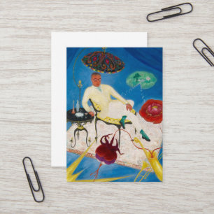 Tarjeta De Visita Joseph Hergesheimer por Florine Stettheimer