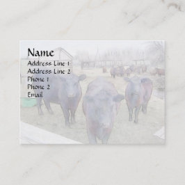 Tarjeta De Visita Joven y curioso ángulos negros