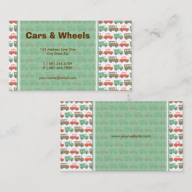 Tarjeta De Visita Jóvenes Juguetes Divertidos Retro Pasteles Cute Ca (Anverso / Reverso)