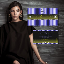 Tarjeta De Visita Joyas de chispa negras amarillas y llamativas con