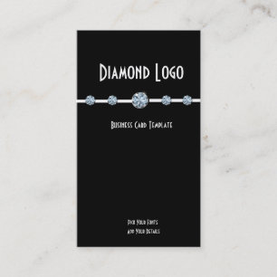 Tarjeta De Visita Joyas de diamantes - Logo de diamantes