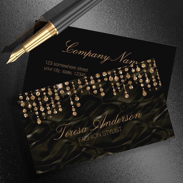 Tarjeta De Visita Joyas satinas ID260 (Subido por el creador)