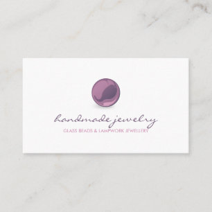 Tarjeta De Visita Joyería de cuentas de vidrio lampwork