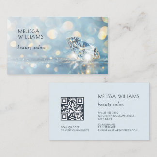 Tarjeta De Visita Joyería de Diamantes de Lujo