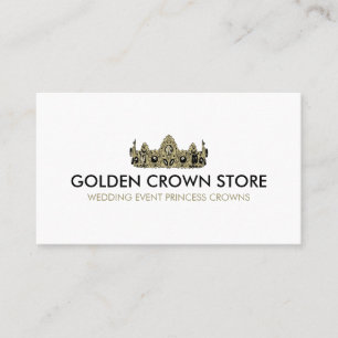 Tarjeta De Visita Joyería de Lujo Corona