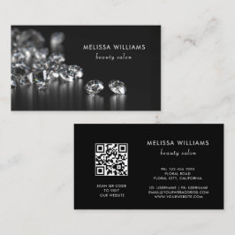 Tarjeta De Visita Joyería de lujo de diamantes Tienda de joyas