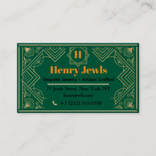 Tarjeta De Visita Joyería Elegante - Joyería de Lujo