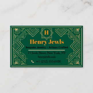 Tarjeta De Visita Joyería Elegante - Joyería de Lujo 