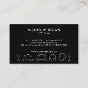 Tarjeta De Visita Joyería elegante y con estilo para piercing corpor