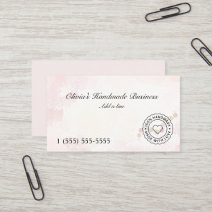 Tarjeta De Visita Joyería Hecha a Mano con Amor
