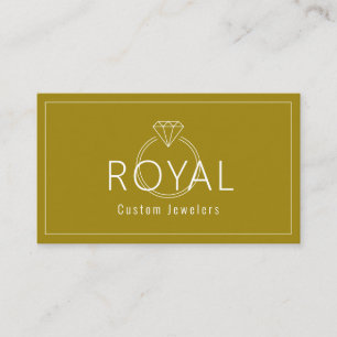 Tarjeta De Visita Joyerías personalizadas, Reparación de joyas, Tien