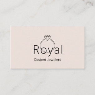 Tarjeta De Visita Joyerías personalizadas, Reparación de joyas, Tien