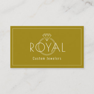 Tarjeta De Visita Joyerías personalizadas, Reparación de joyas, Tien