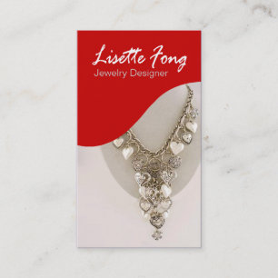Tarjeta De Visita Joyero del personalizado del diseñador de la