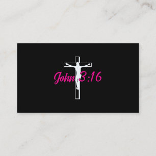 Tarjeta De Visita Juan 3 16 Cruz de Jesús