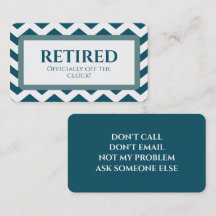 Jubilación divertida retirada