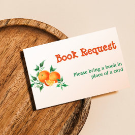 Tarjeta De Visita Juego de libros de Baby Shower Citrus Little Cutie