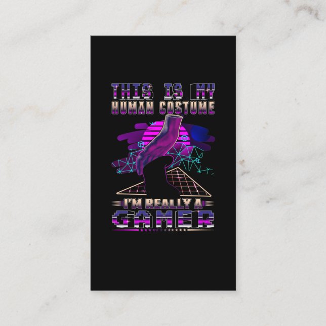 Tarjeta De Visita Juego de videojuegos para consola Guay para niños (Anverso)