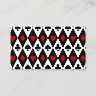 Tarjeta De Visita Jugador de apuestas Blackjack Card Casino Las Vega