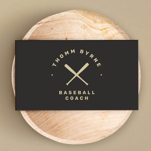 Tarjeta De Visita Jugador de entrenador de béisbol profesional cruza (Subido por el creador)
