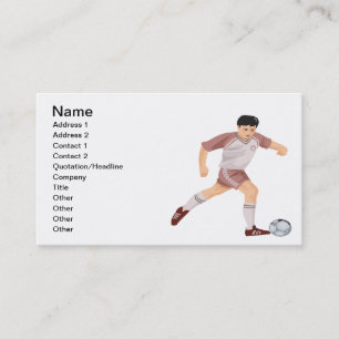 Tarjeta De Visita Jugador de fútbol