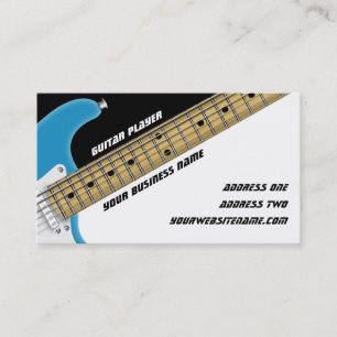Tarjeta De Visita Jugador de guitarra