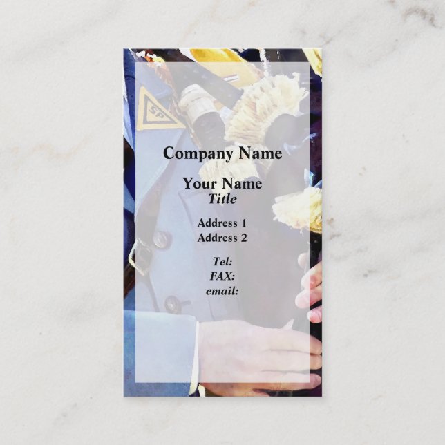 Tarjeta De Visita Jugando a la cañería (Anverso)