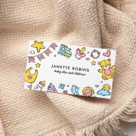 Tarjeta De Visita Juguetes de bebé Adorables Cuidados de niñera