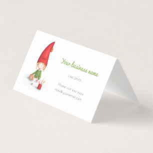 Tarjeta De Visita Juguetes de elfo de Navidad lindos