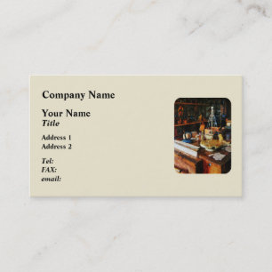 Tarjeta De Visita Juguetes de madera en la tienda de madera