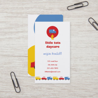 Tarjeta De Visita Juguetes de niños transporte divertido niños guard
