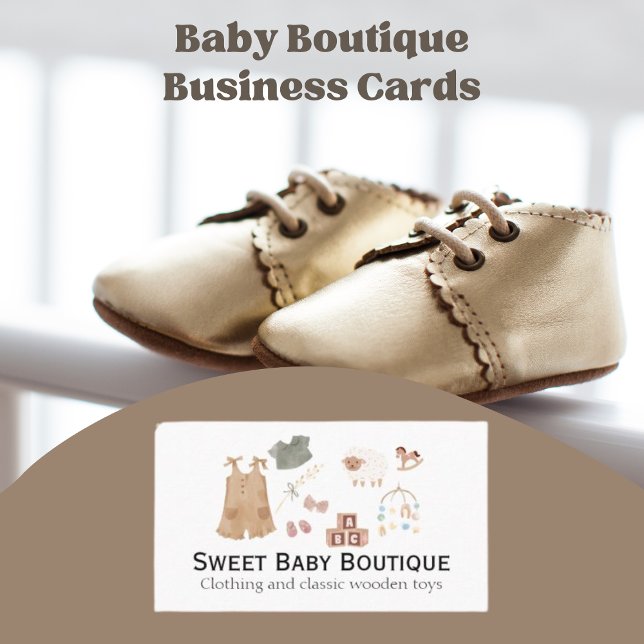 Tarjeta De Visita Juguetes Sweet Baby Boutique Classic (Subido por el creador)