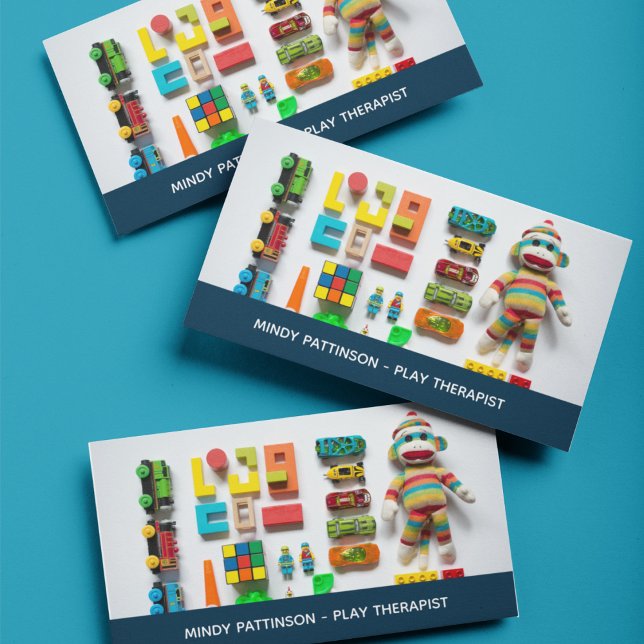 Tarjeta De Visita Juguetes Terapéuticos para Niños (Subido por el creador)