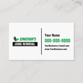 Tarjeta De Visita Junk Removal Business Cards