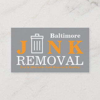 Tarjeta De Visita Junk Removal & Hauling