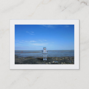 Tarjeta De Visita Junto al mar (bordeado)